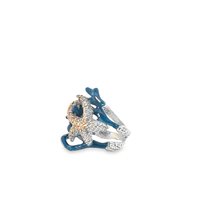 Ring Misis Woman in Silver AN02905-BLU - AN02905-BLU